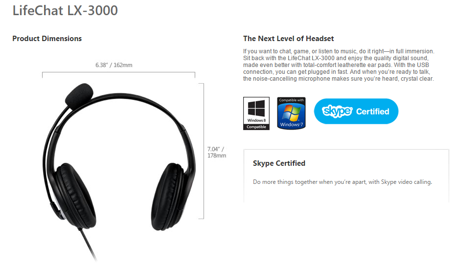 microsoft lifechat lx 3000 headset